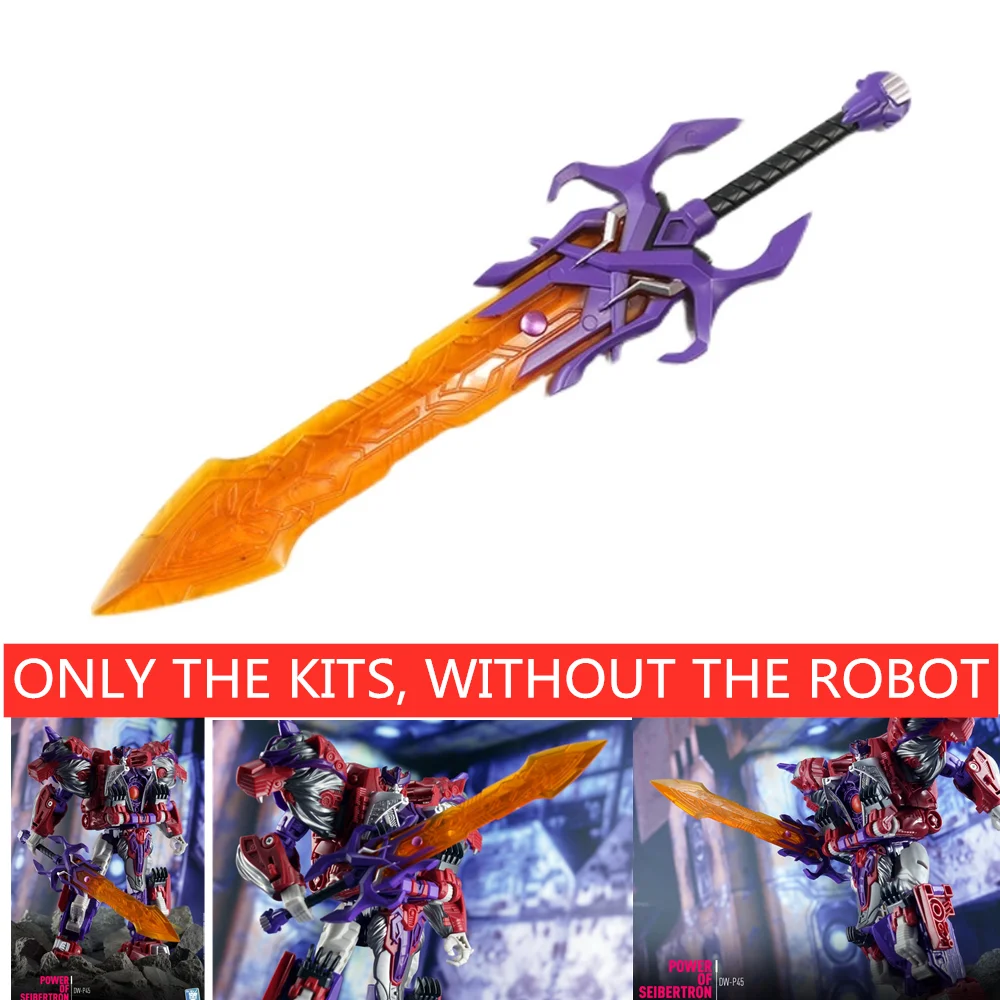 NEW DR.WU Great Sword Upgrade Kit For Transformation DW-P35 Alpha Trion Action Figure Weapon Accessories