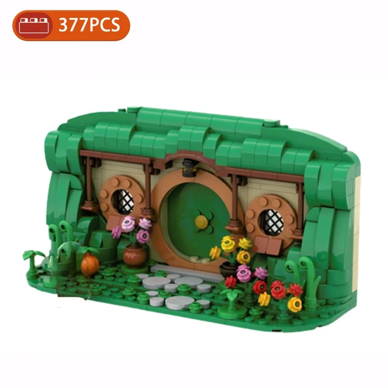 MOC Creative Expert House Front Bag End Building Blocks Bricks Mini Ring Movie Model Collection Brick Toys for Children Gifts