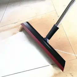 18-36cm Epoxy Notched Squeegee With Soft Rubber Teeth Floor Squeegee Cement Painting Coating Toothed Rake Construction Tools