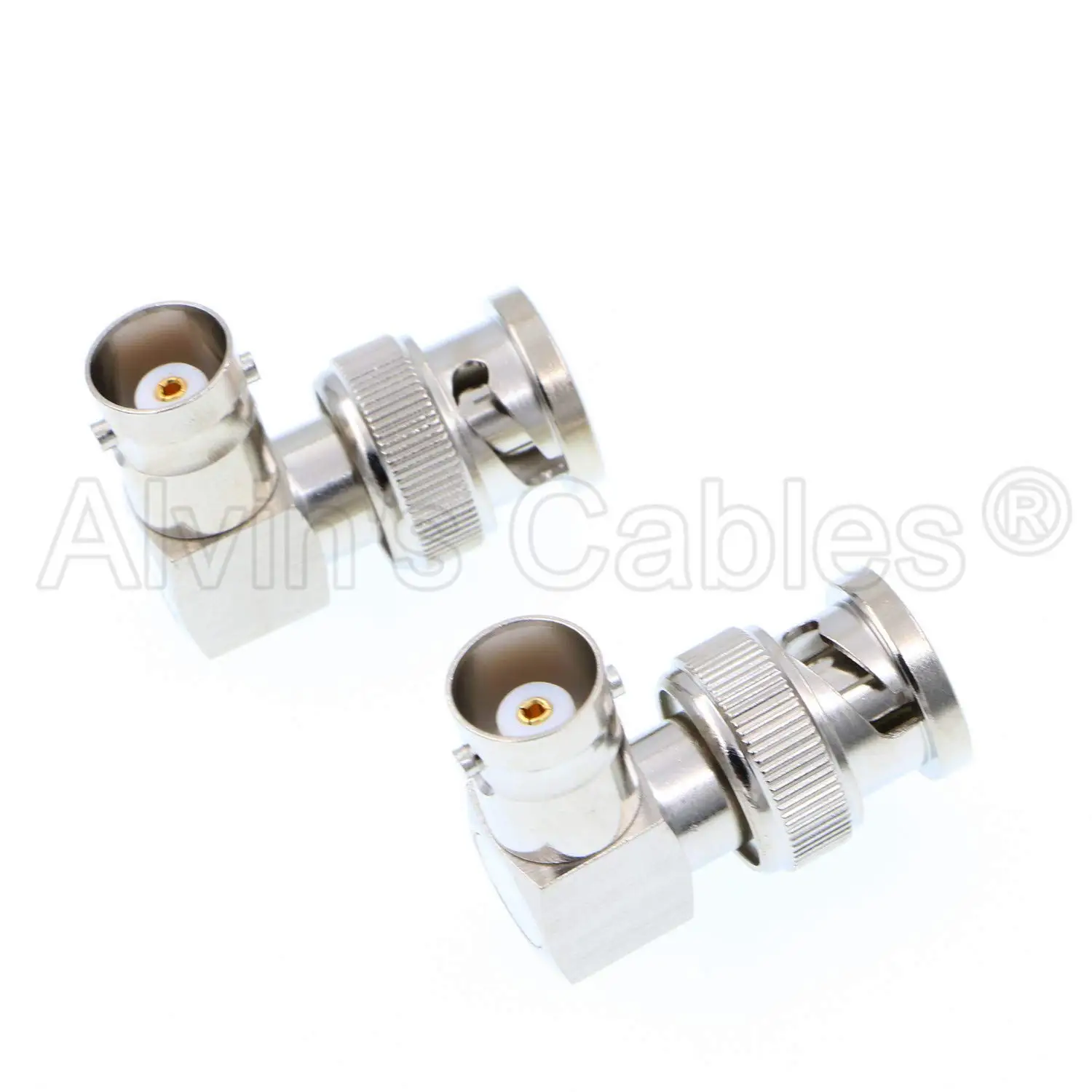 

Alvin's Cables Right Angle BNC Connectors for HD SDI BNC Cable One Set