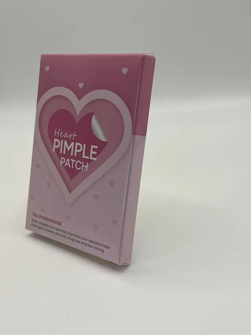 120PCS Pink Heart Pimple Patches Hydrocolloid Acne Spot Stickers Cute Face Blemish Cover Day Night Care view 4