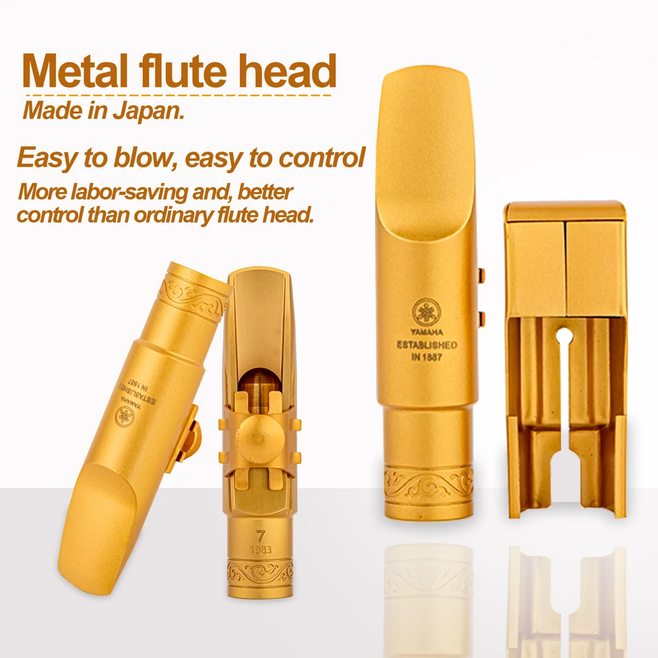 Embout en métal pour Saxophone, avec pince à roseaux, pour Embout en métal pour Saxophone, avec pince à roseaux, pour