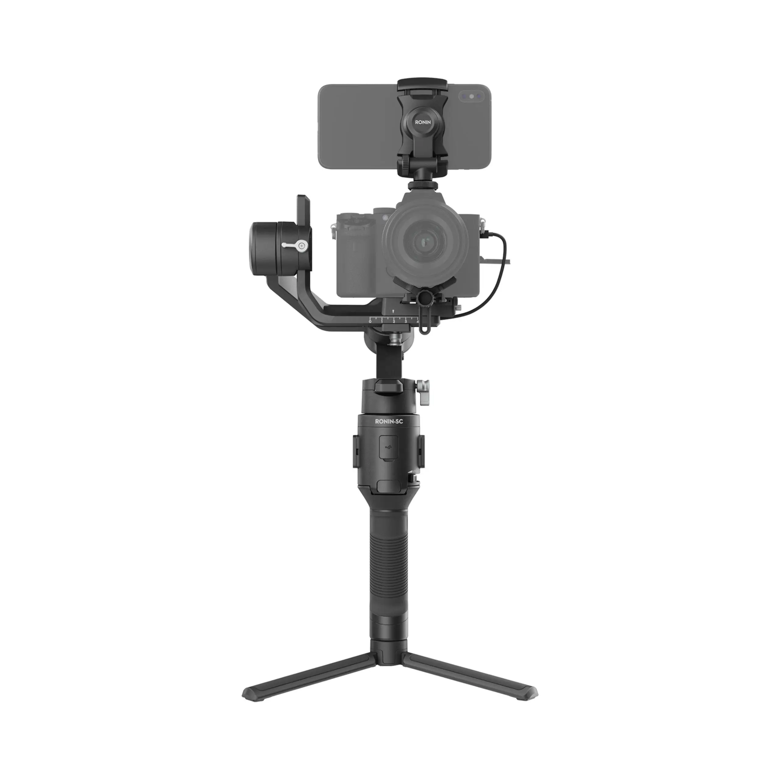 Ronin-Stabilisateur de cardan SC pour appareil photo, trépieds vidéo à une main, télécommande pour selfie, léger, 3 axes