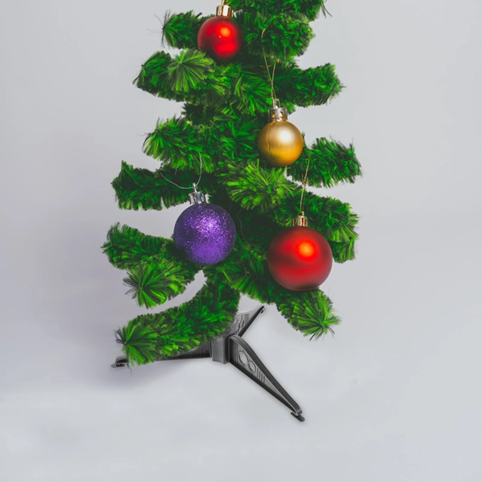 

1pc Christmas Stand Plastic Sturdy Xmas Tree Base Detachable For Artificial Trees Holiday Party Decor Home Xmas Tree Supplies