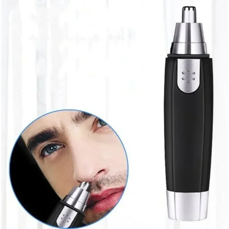 1PC Electric Nose Hair Trimmer, Professional Painless Nose And Ear Hair Trimmer For Women Men Waterproof Stainless Steel Head