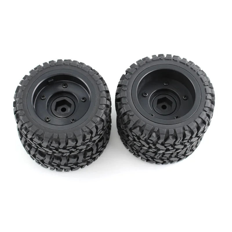 

Precisionn RC Car Front And Rear Tire Set For Wltoys 144001, 144002,124008,124018,124019 RC Car Upgrade Parts Accessories