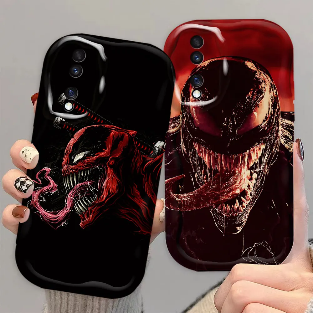 Marvel Venom Face Phone Case For HUAWEI P40 P30 NOVA 11 10 9 7 5T SE MATE 40 30 HONOR 90 LITE 50SE X50I 20 PRO 5G