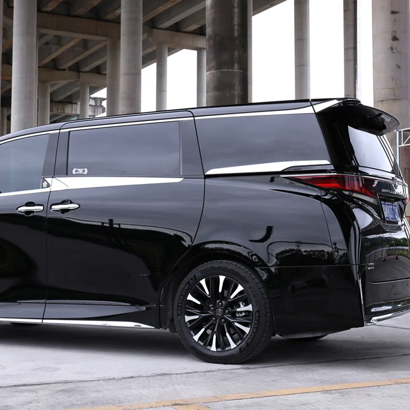 Car Body Side Molding Trim for Toyota Alphard Vellfire 40 Series Sliding Door Strip Rear Window Exterior Garnish 2PCS