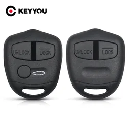 KEYYOU Car Remote Key Shell For Mitsubishi Lancer EX Evolution Grandis Outlander Triton Pajero ASX 2/3 Button Key Case No Blade