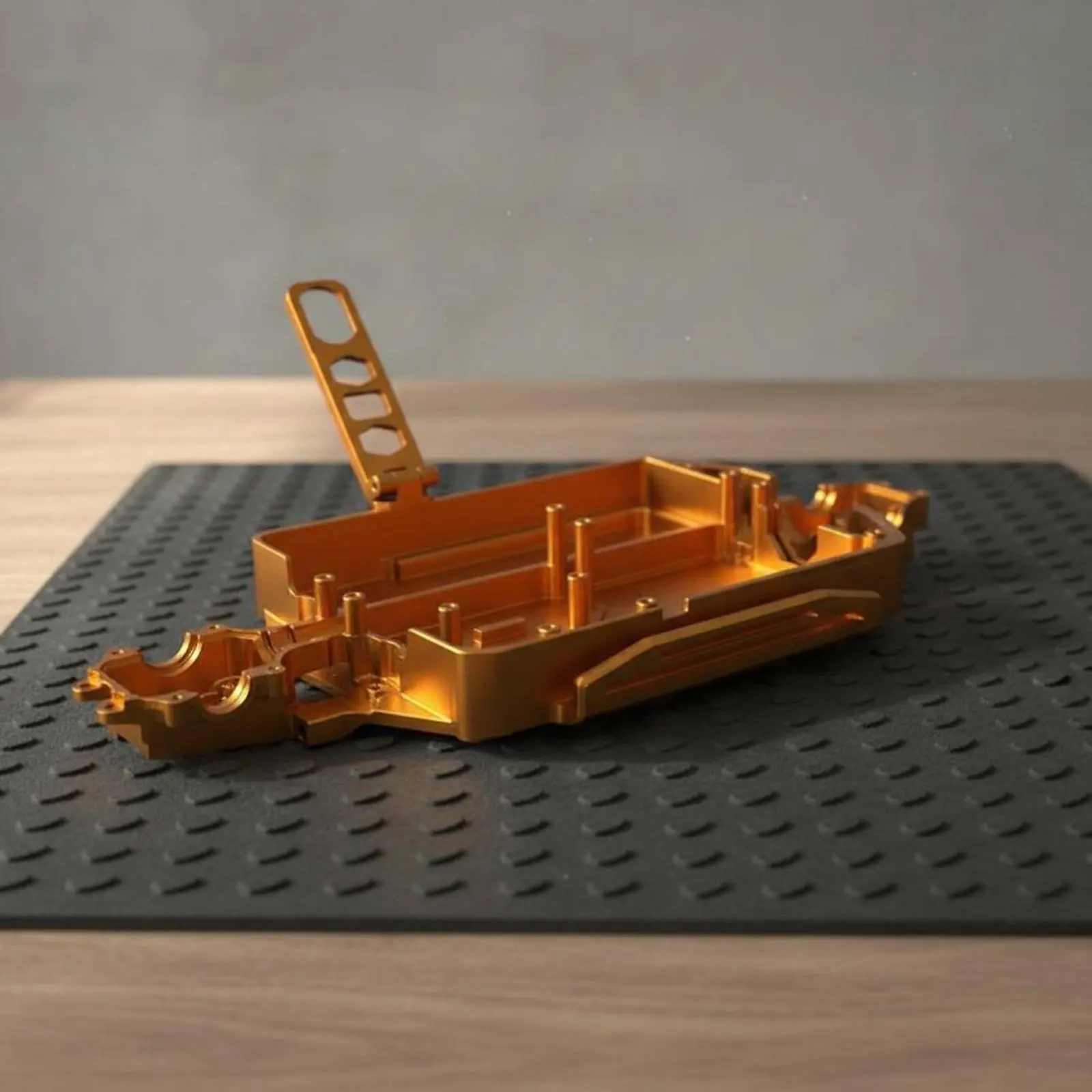 

1/16 Scale RC Car Bottom Plate Sturdy Reinforcement Metal Chassis Metal RC Car Chassis Easy Installation Toy Vehicle Part