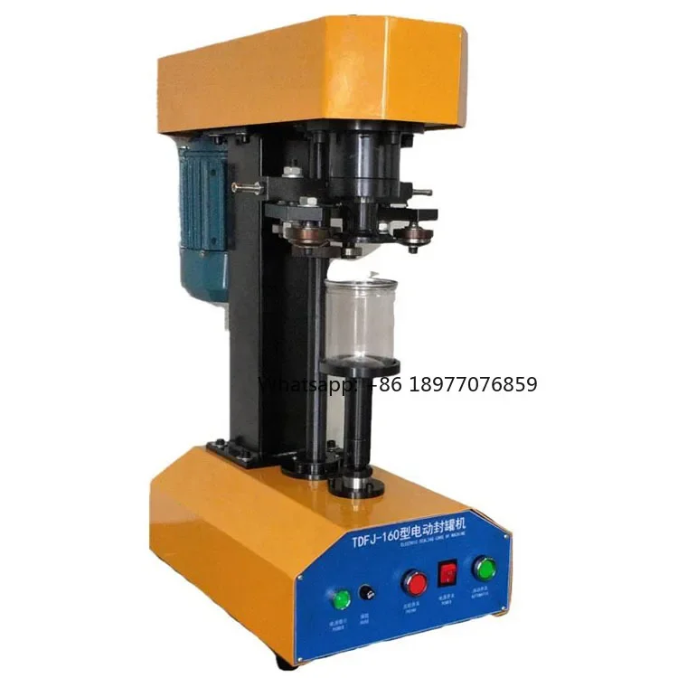 Hot SaleAutomatic Can Sealing Machine Electric Paper Can Sealing Processing Machine PET Plastic Tube Sealing Machine
