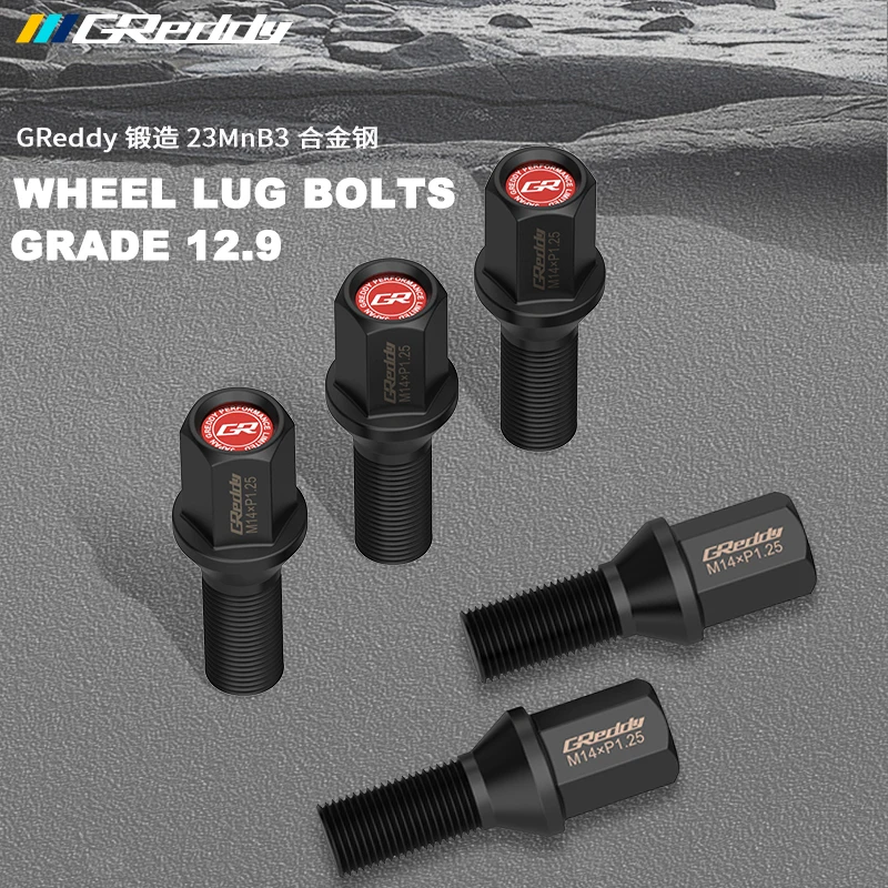 

Authorized GReddy B01P PRO Alloy Steel Forged Wheel Rims Lug Bolts 20PCS/SET M14X1.25/M14X1.5