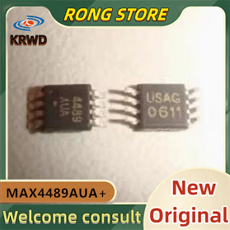 

5PCS 4489AUA New and original MAX4489AUA+T MAX4489AUA MAX4489 MSOP-8