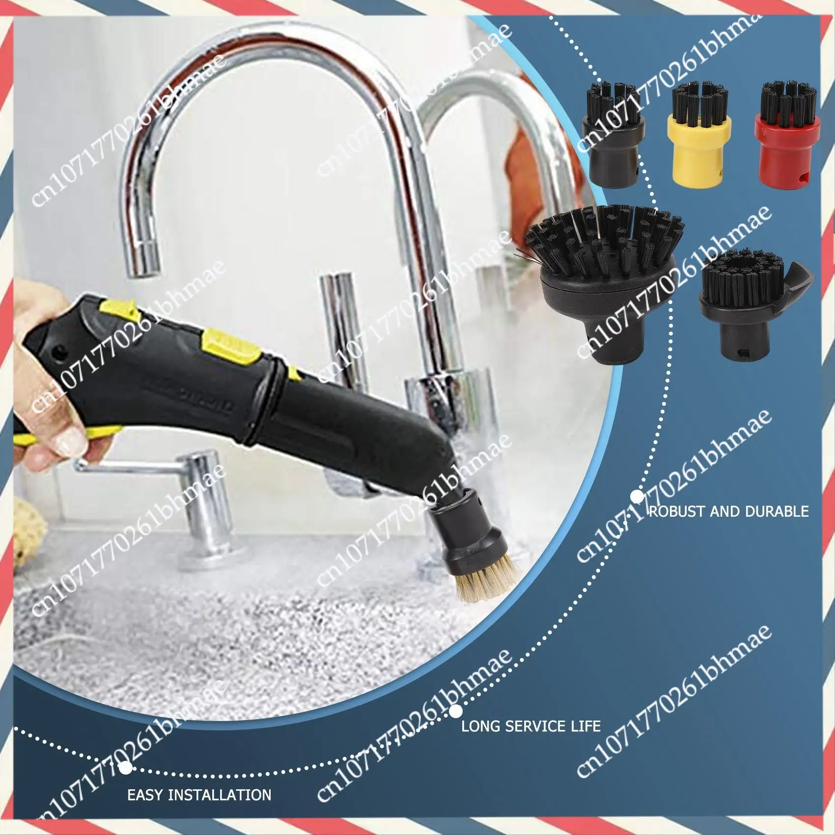 

-A21Z для Karcher SC3, аксессуары для ручного пароочистителя SC1 SC2, мощная насадка SC4 SC5, насадка SC7 CTK10, круглая щетка