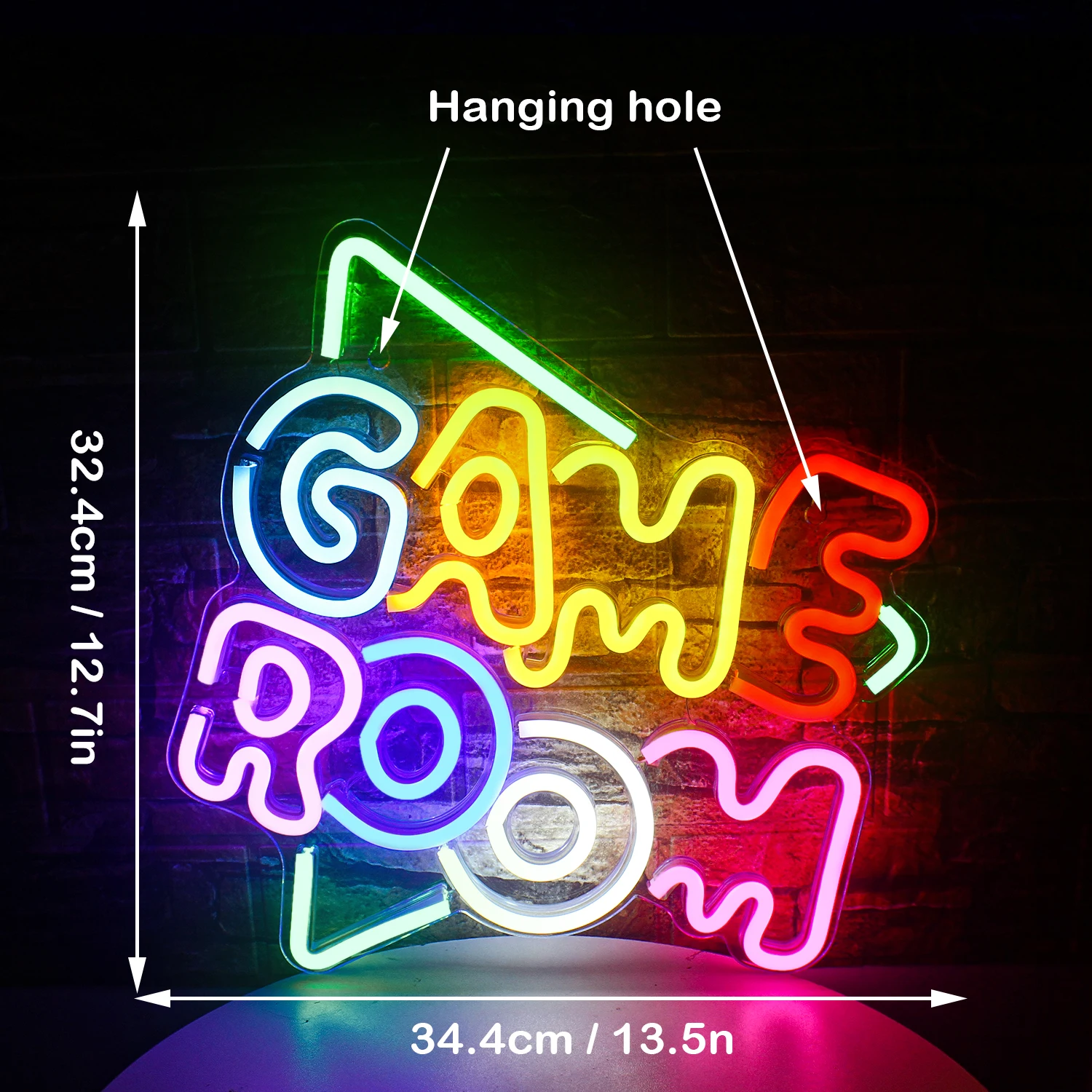 Imagem -04 - Led Neon Lights para Bedroom Wall Gaming Decor Sala de Jogos Decoração para Meninos Presentes Adolescentes Decorações de Festa