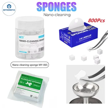 Nano esponja de limpieza mecánica NC800 MJ HM-11 para Chips de teléfonos móviles, placas base, pantallas, módulos de cámara de vidrio trasero, herramienta de limpieza