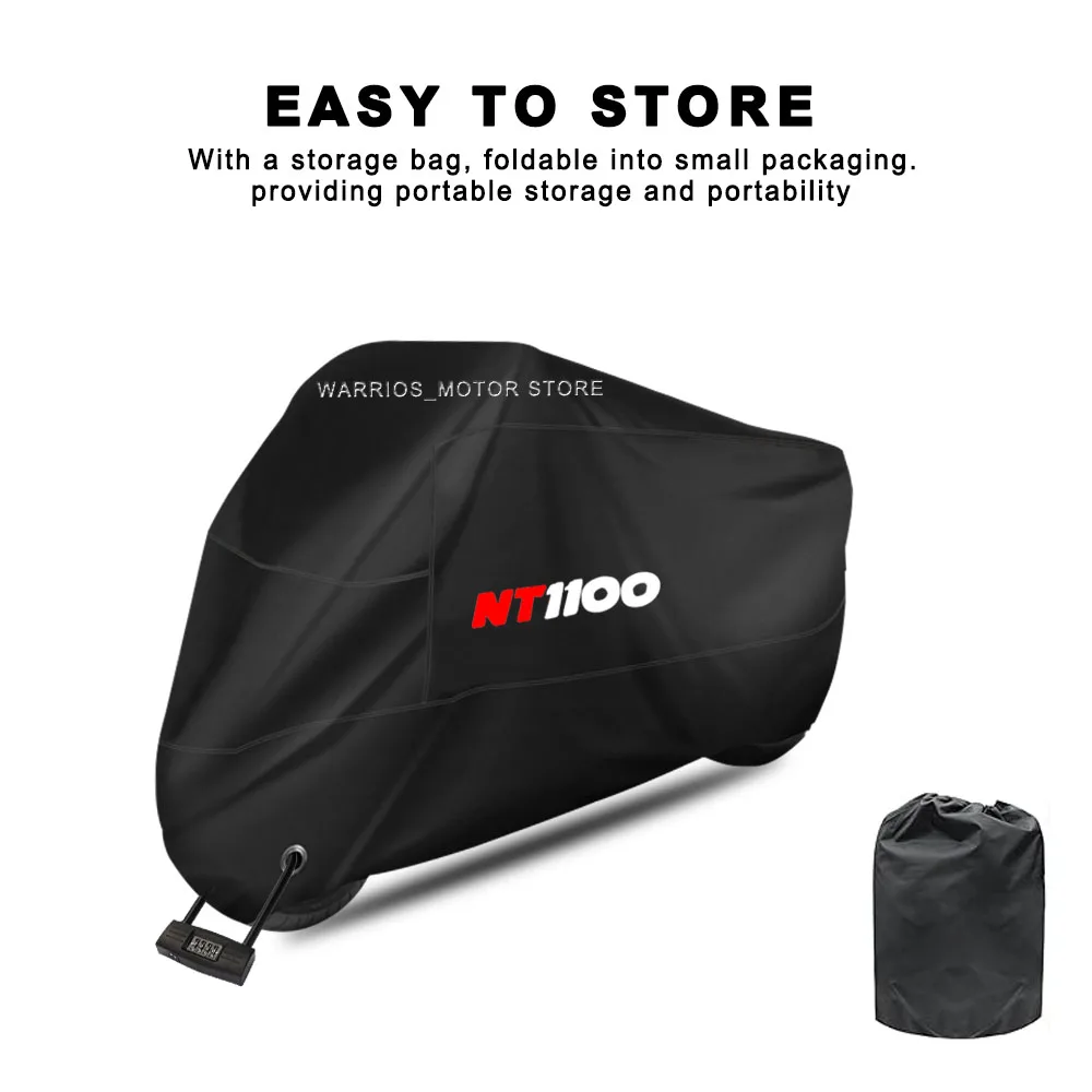 For NT1100 NT 1100 2022 2023 Motorcycle Cover UV Protection Dustproof Snowproof Outdoor Waterproof Motorcycle Rain Cover