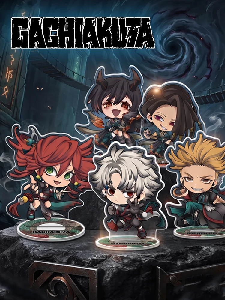 Anime  Gachiakuta Acrylic Stand Keychain 2026 New Q Version Dark Gothic Rudo Zanka Semiu Claw Enjin Custom Figure