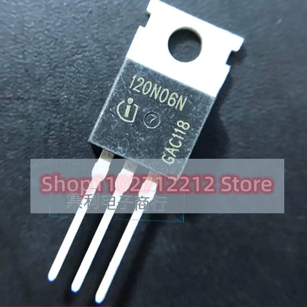 5PCS-10PCS  120N06N  IPP120N06NG MOS TO-220 60V 75A Imported NEW Original  Best Quality