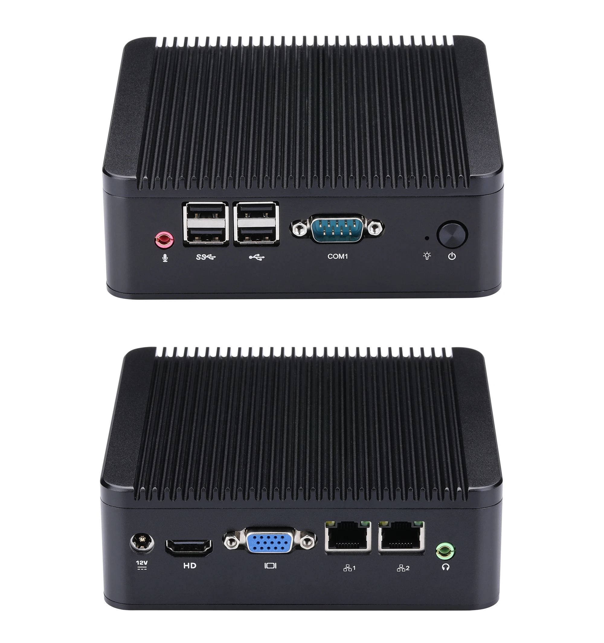 Qotom Q220S Mini PC Dual lan Core i5 3427U Opnsense Firewall Fanless Mini PC Linux Ubuntu Computer