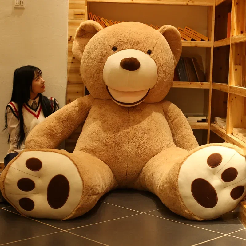 

[Funny] Full filled Large size 200cm Giant America bear doll toy animal teddy bear stuffed plush toys soft doll child adult gift