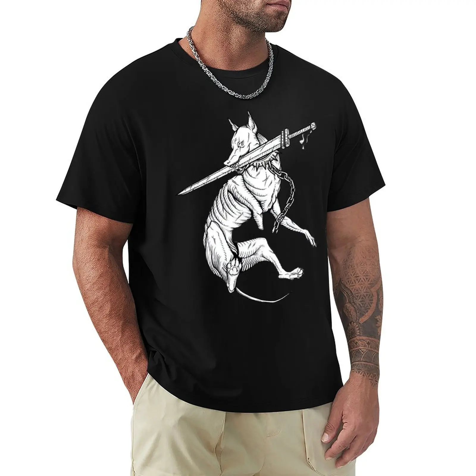 

The warrior Dog T-Shirt Basic Comfort Fit T-Shirt for Men