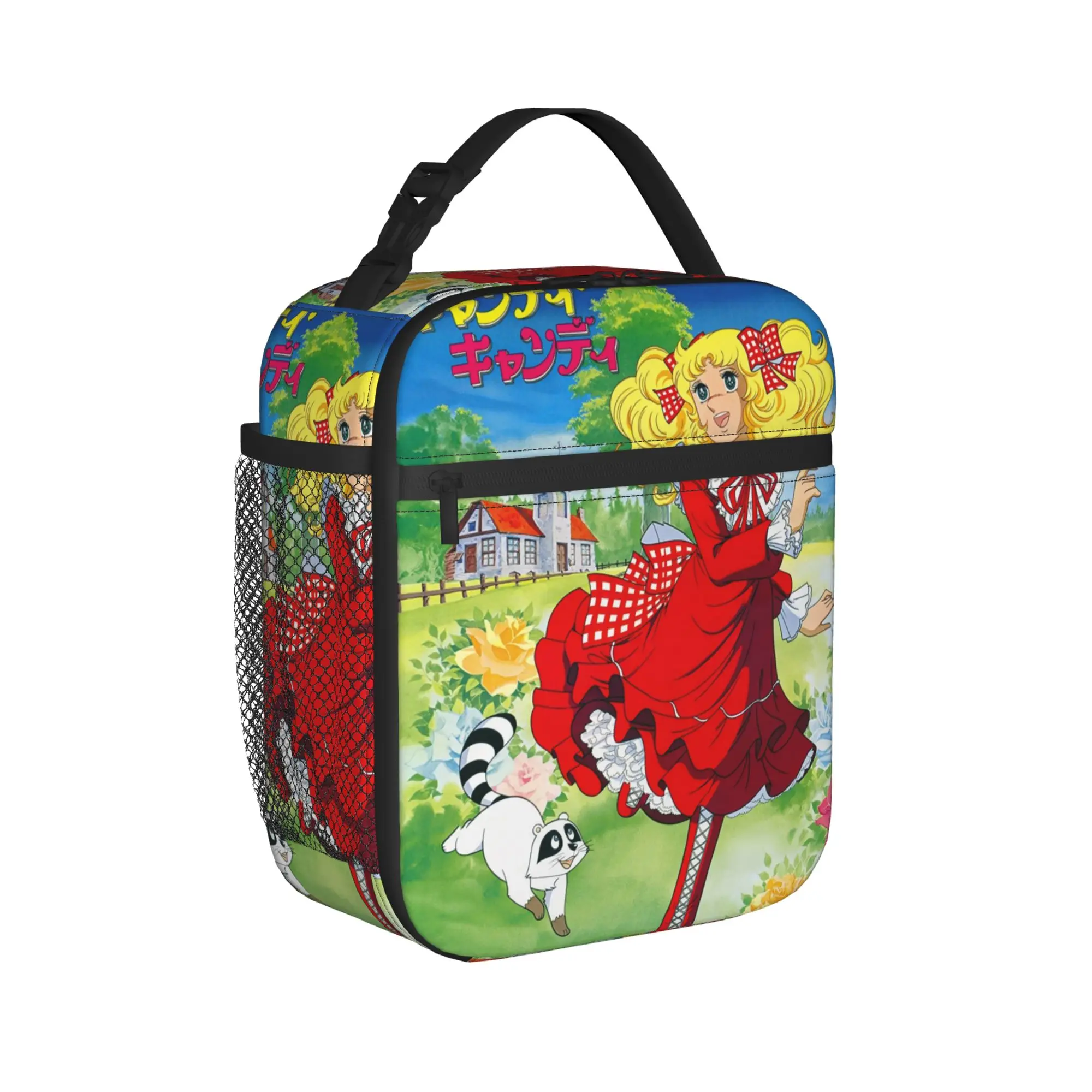 Kawaii Anime Candy Candy Accessories Insulated Lunch Bag For Travel  Food Storage Bag Portable Cooler Thermal Lunch Boxes
