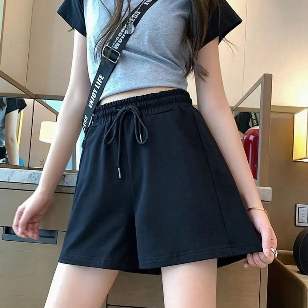 

Unisex Summer Solid Color Thickened Casual Pants Breathable Direct Fit Shorts Soft Outerwear Shorts Loose Factory Ultra K0F7