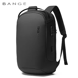 Mochila De Negocios antirrobo de lujo para hombres, mochilas escolares impermeables para computadora portátil, bolsa de viaje de carga USB, diseño estético