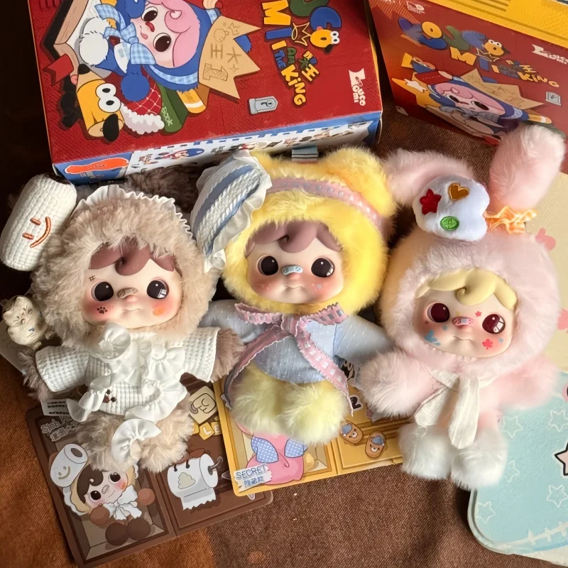 

NEW Genuine FUNCINATING KOUCOMI I Am The King Blind Box Kawaii Plush Pendant Cute Bag Charm Trendy Ornament Birthday Gift Toy