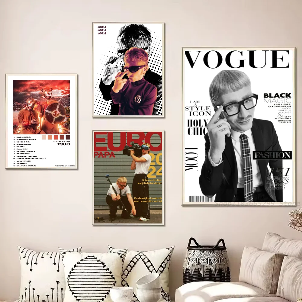 1 قطعة جوست كلاين المغني المشارك ذاتية اللصق الفن مقاوم للماء ورقة ملصق مقهى بار غرفة جدار ديكور #2