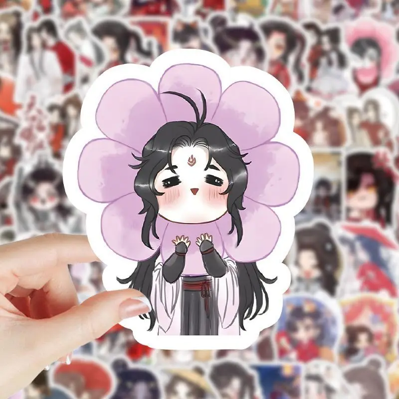 Heaven Official’s Blessing Sticker Anime Xie Lian Hua Cheng Stationery Stickers Cartoon Handbook Water Proof Student Supplies