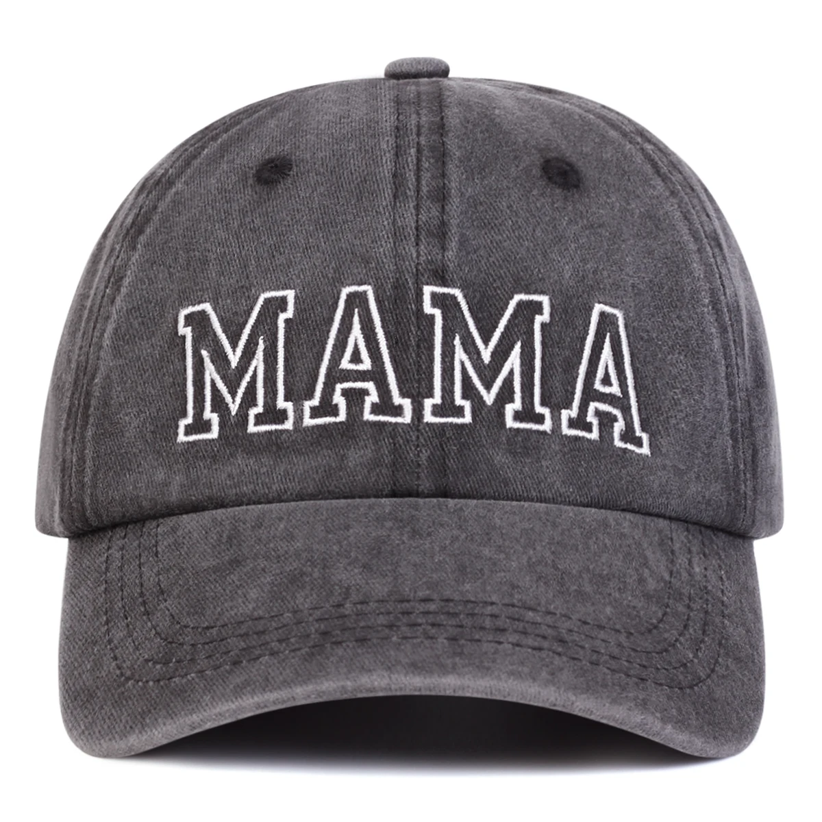 Unisex Parent Child MAMA/MINI Embroidery Wash Baseball Caps Spring and Autumn Outdoor Adjustable Casual Hats Sunscreen Hat