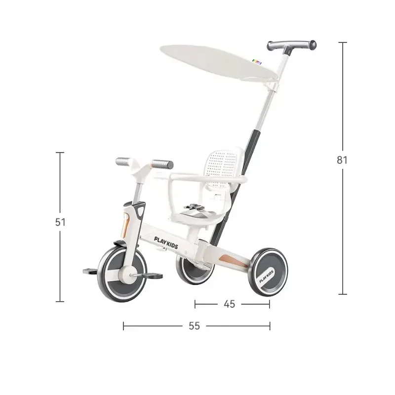 New Design Baby Tricycle Online Shopping Balance Folding Tricycle Child  Wheel With Umbrella