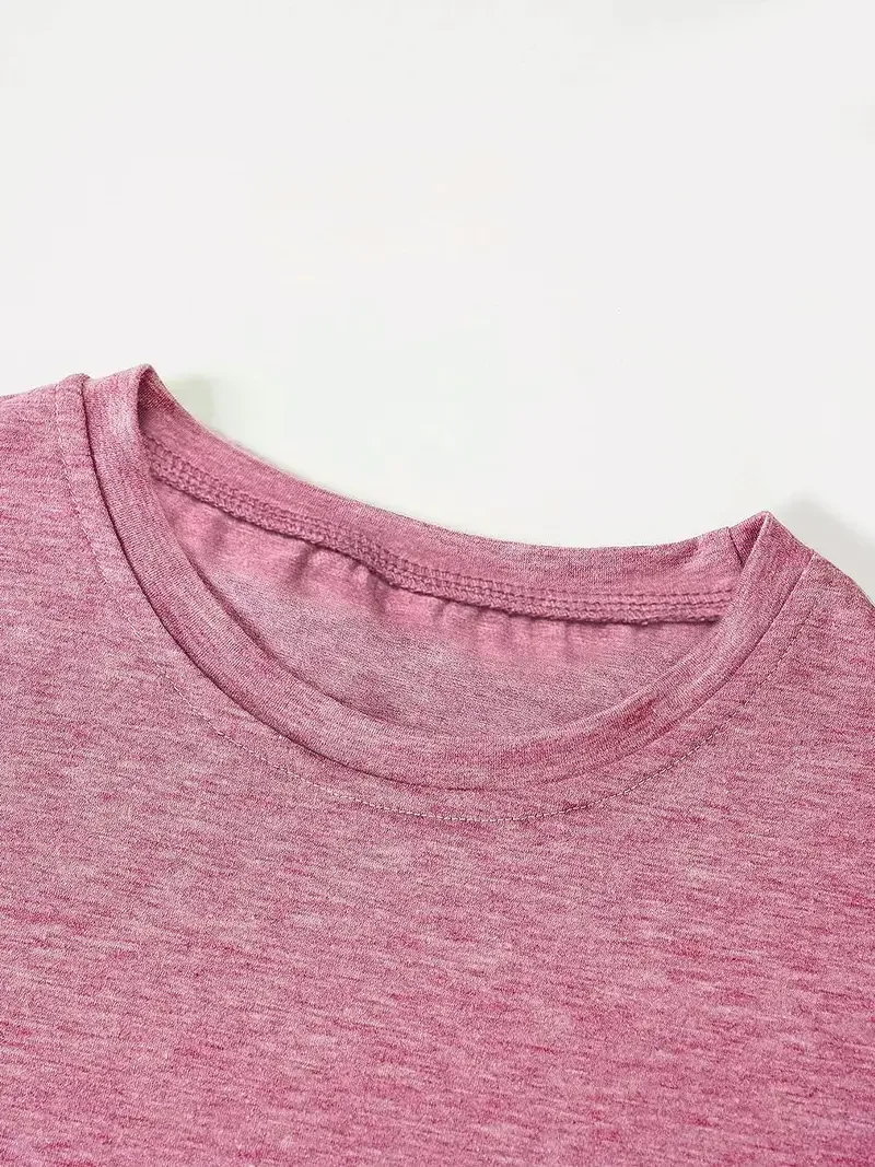 Spring and Summer Christmas Printed T-shirt, Casual Short Sleeve Round Neck T-shirt, Fashion Women's Clothing