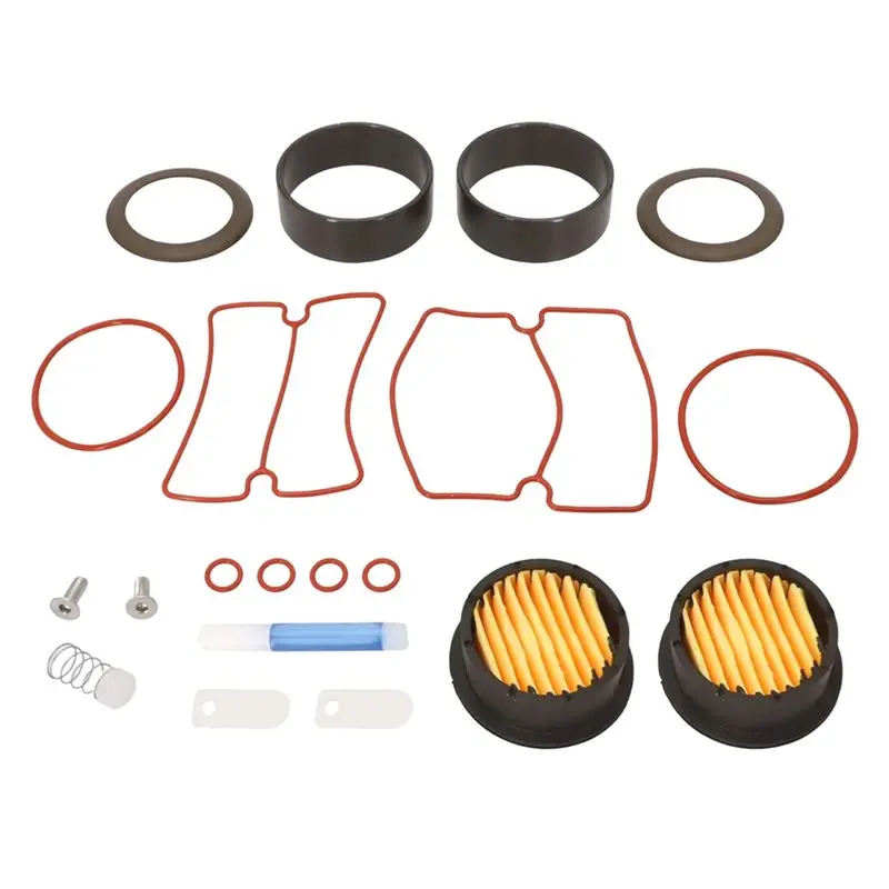 

【POPULAR】Oil-Free Silent Air Compressor Repair Kit Cylinder Gaskets Piston Rings Filter Elements(20Pcs) For 550W Models