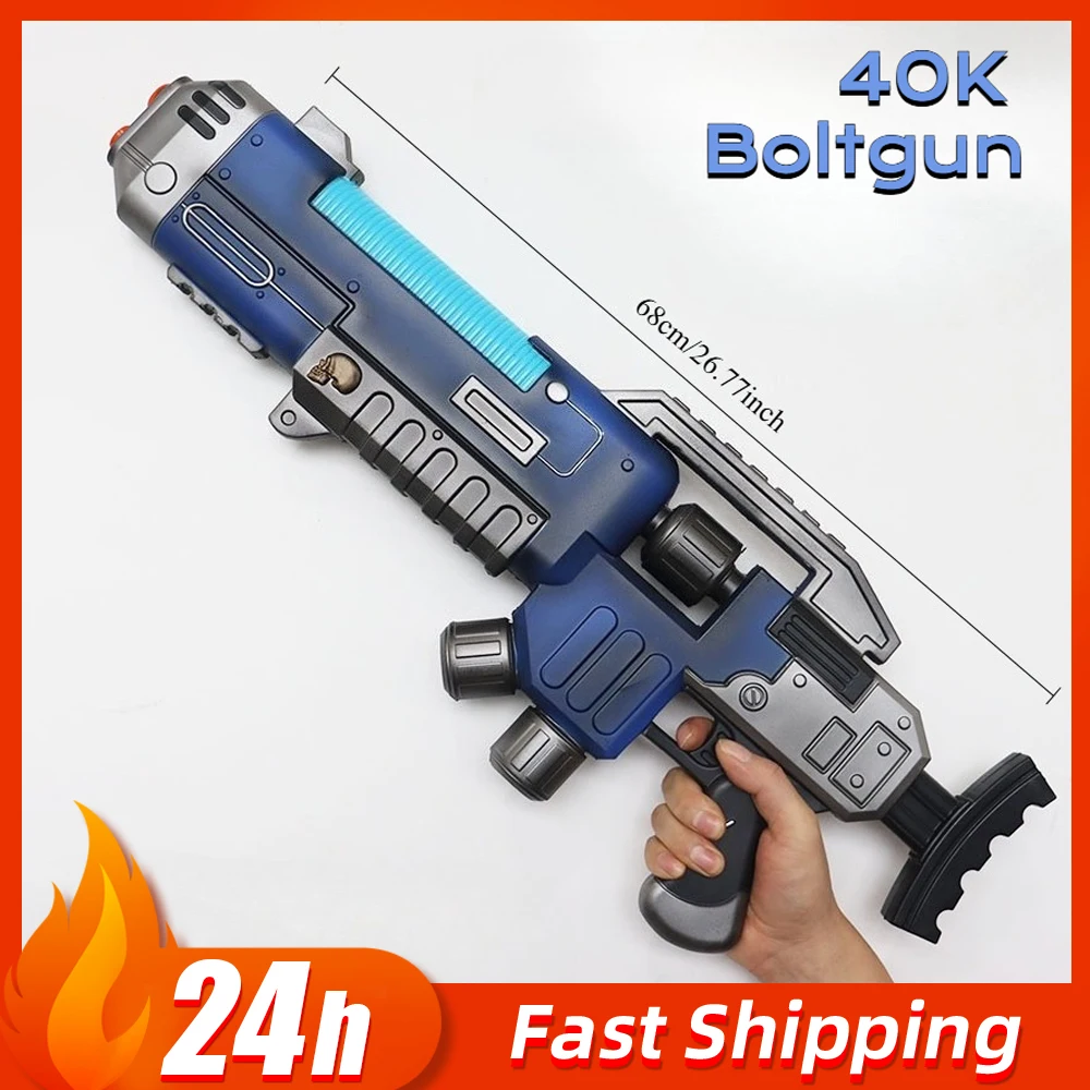 68cm 40K Boltgun Game Accessoire Nieuwe Stijl Astartes Speelgoedwapen Model Cosplay Prop Craft Bureau Collectible Ornament Jongens Cadeau
