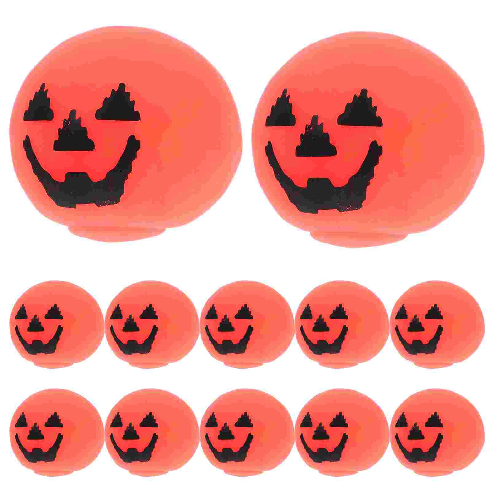 

12 Pcs Stress Reliever Pinch Music Halloween Pumpkin Relief Toy 12pcs Soft Glue Prop