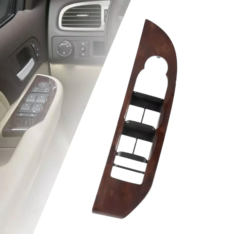 

Car Left Front Side Master Window Lift Switch Bezel Cover 25924151 For Chevy Silverado GMC Sierra 2007-2009