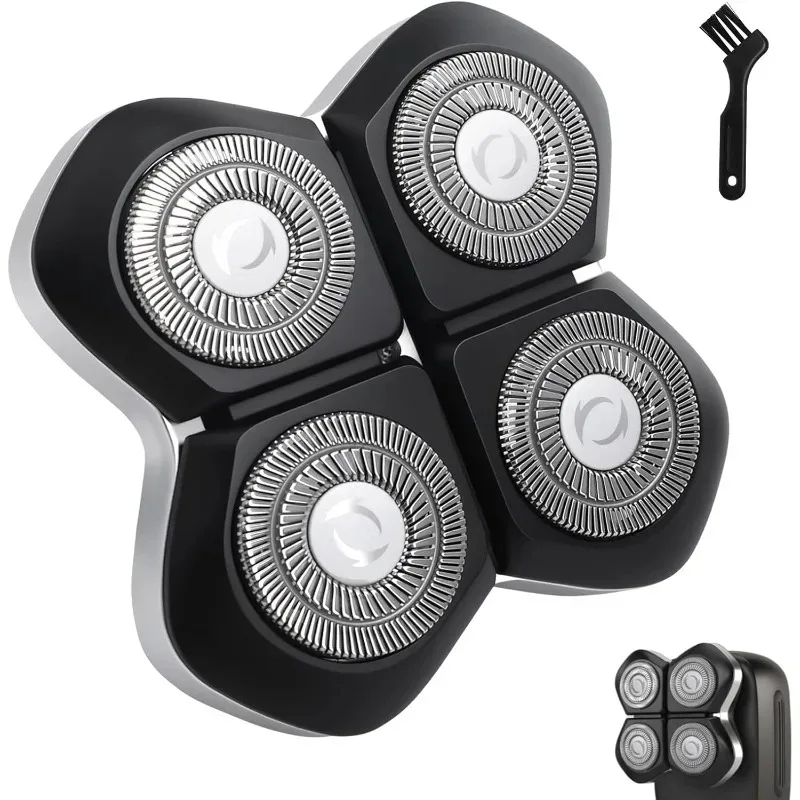 Freebird FlexSeries Pro Replacement Shaver Heads | Men’s Head Shaver Blades Washable Wet & Dry Use