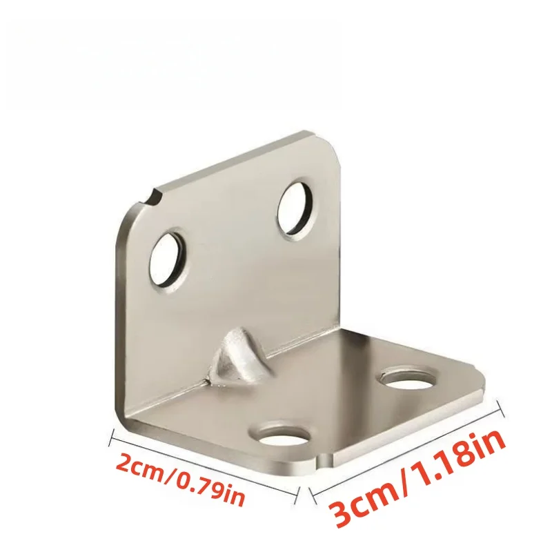 10/20 pcs,four hole corner code,90right angle bracket,hardware accessories, usedfor fixing connectors on chairs and tables