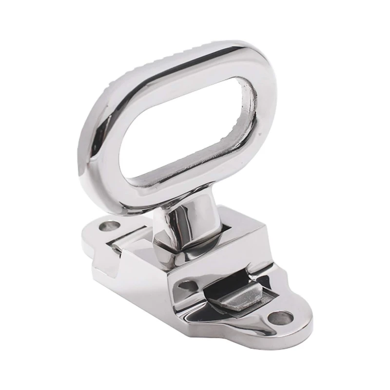 ISURE MARINE Boat Folding Step, Stainless Steel Folding Mast Step Safety Boat Hardware for Climbing High Places of Boats Yachts