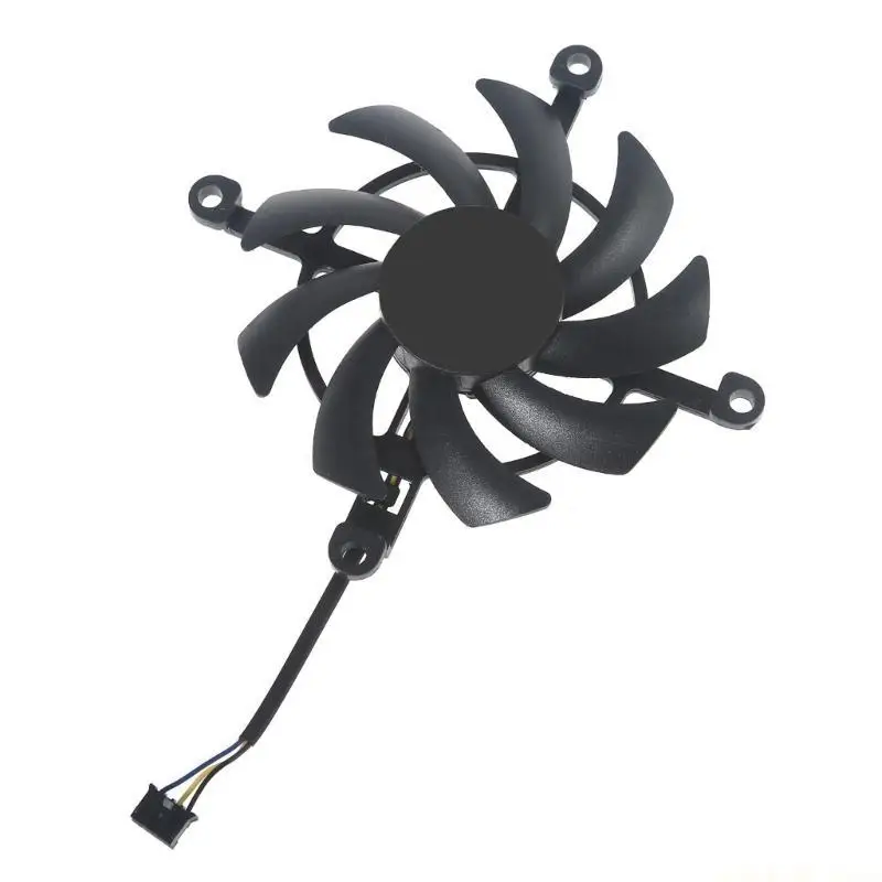 85mm 75mm Graphics Card Cooling Fan for DC 12V 4Pin GTX1650 GPU Fan for Colorful 1660 2060 OC Graphics Car