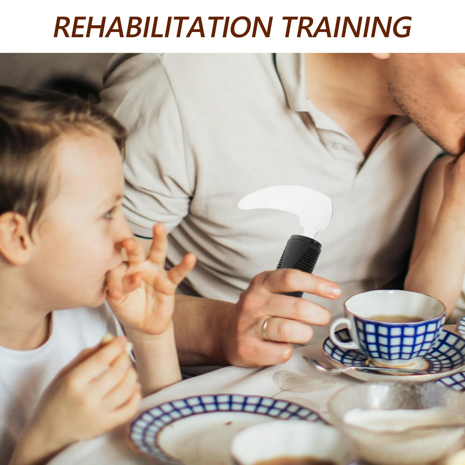 

Adaptive Eating Utensils Stainless Steel Elderly Assistance Products Anti-Shake Cutter For Disabled Adults Rehabilitation Fork