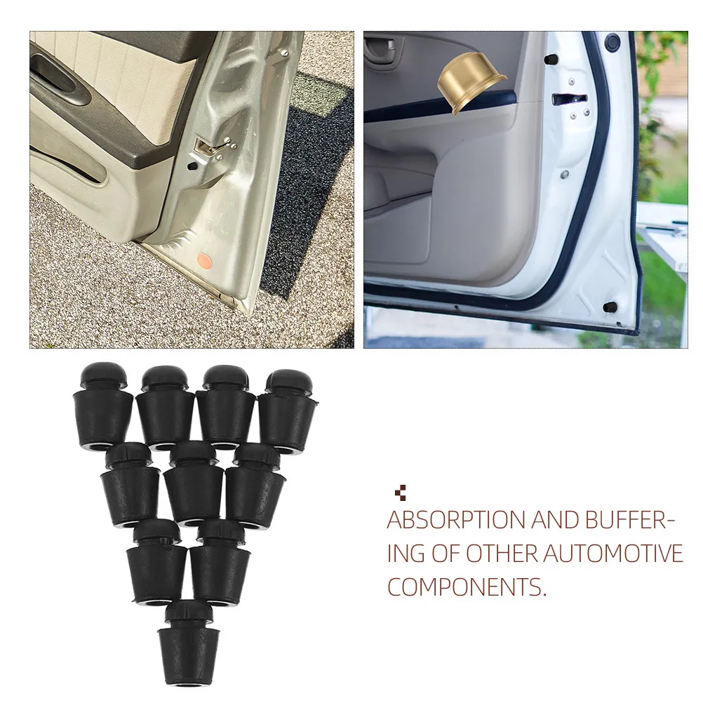 40Pcs Universal Car Hood Trunk Rubber Mounts Shock Absorber Pads Door Buffer Cushion Bumper Stops Engine Cover Grommets