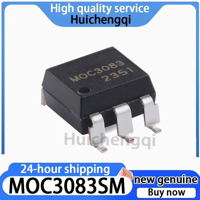 

10PCS MOC3083SM Package SOP-6 Bidirectional Thyristor Output Optocoupler Chip