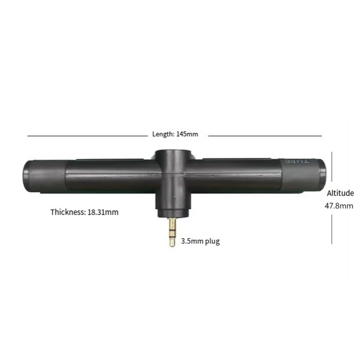 Antena de onda media MW para Radio HRD-C919, Conector de 3,5mm, tipo T, antena de onda media y corta