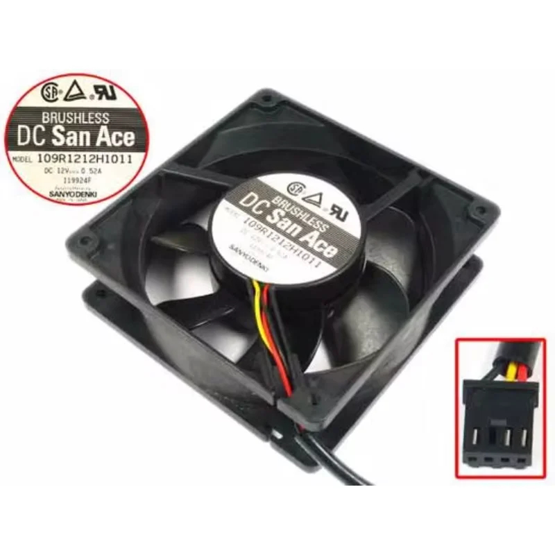 

SANYO DENKI 109R1212H1011 DC 12V 0.52A 120x120x38mm Server Cooling Fan