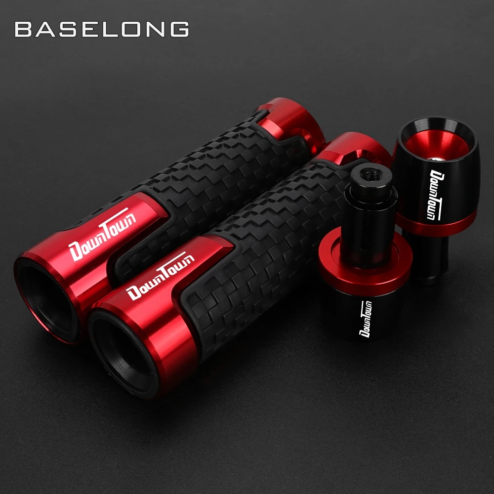 

For KYMCO DOWNTOWN 125 125i 200i 250i 300i 350i 350GT 2009-2024 Motorcycle Handle Bar Ends Hand Grip Handlebar End Caps Grips
