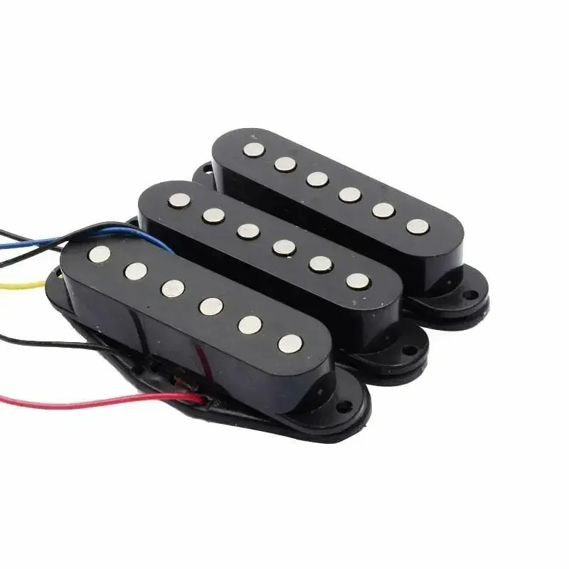 

Hot Sale-S-t-rat Electric Guitar Pickups Wiring Harness Prewired 5-Ways Switch 2T1V Pickups